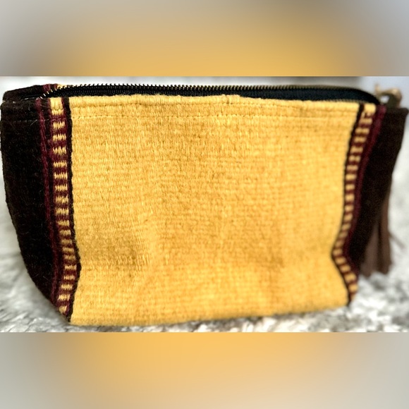 ‼️RARE‼️🎸MZ (fair trade) Textiles🎸🔥NWT🔥Golden Eagle Bag/Clutch